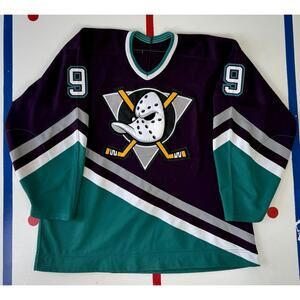 Paul Kariya Authentic Vintage 1994 Anaheim Mighty Ducks Hockey Jersey Disney 54